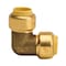 Quickfitting 3/8in Push-to-Connect x 3/8in Push-to-Connect Brass Elbow Fitting LF803R - alternate 2